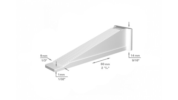 TLS Undertag (Levelize) valged plaatimisankru kiilud 100 tk - Image 2