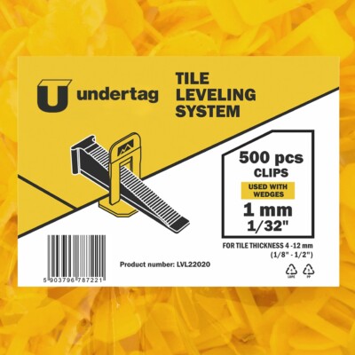 TLS Undertag (Levelize) 1 mm plaatimisankur 500 tk