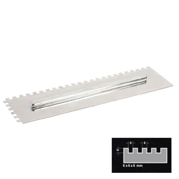 BIHUI® Segukamm 6 x 6 x 480 mm