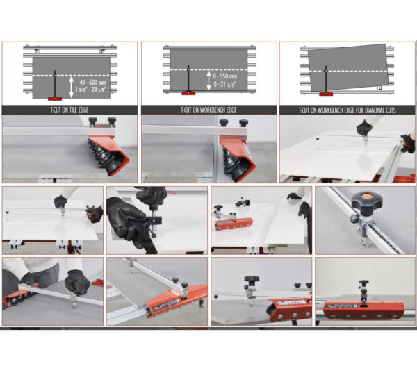 RAIMONDI® T-Cut plaatide lõikaja + plaatide murdja - Image 2