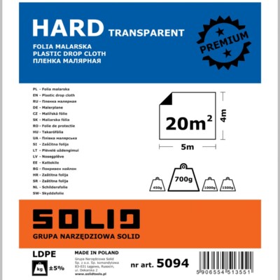Solid® Kattekile Hard 4 x 5 m