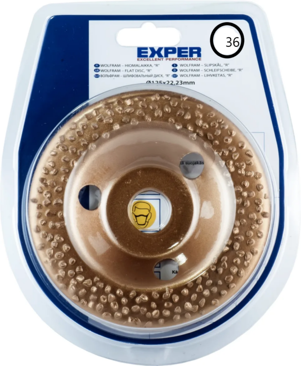 EXPER® Wolfram kõvasulam lihvketast Ø 125 mm K36 - Image 2