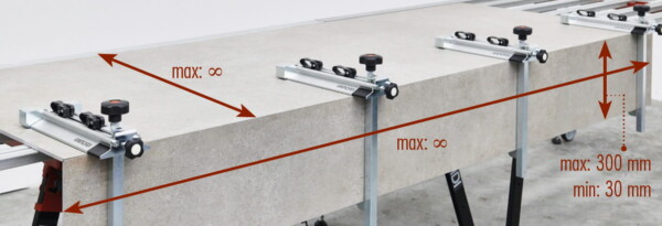 RAIMONDI® Plaatide nurgatõmmits TIP-TOP 2 tk - Image 2