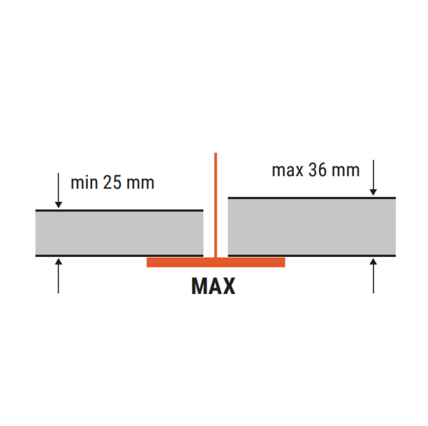 Solid®MAXI 3 mm plaatimisankur 25-36mm looduskivile 100 tk - Image 3