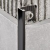 Progress® alumiiniumist nurgaliist Stone Black 10 mm 2,7 m