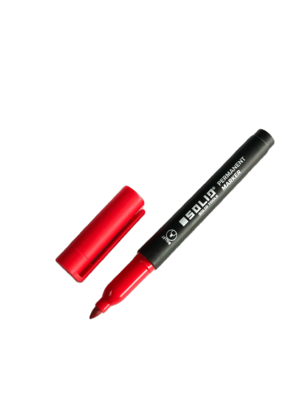 Solid punane marker