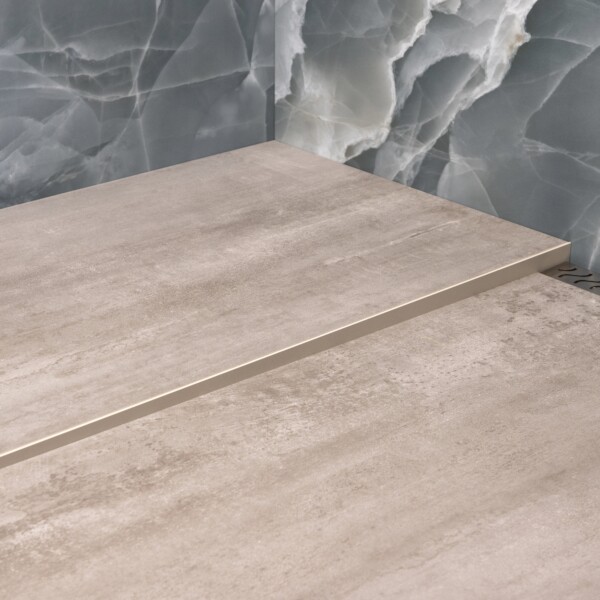 Progress® ALU dushi kaldeliist stone greyvory 10 mm / 1,5 m vasak