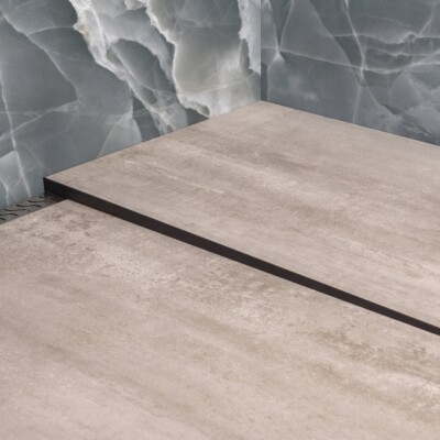 Progress® ALU dushi kaldeliist stone black 10 mm / 1,5 m parem