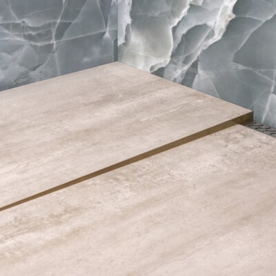Genesis® Roostevaba dushi kaldeliist Gold 10 mm / 1,2 m vasak