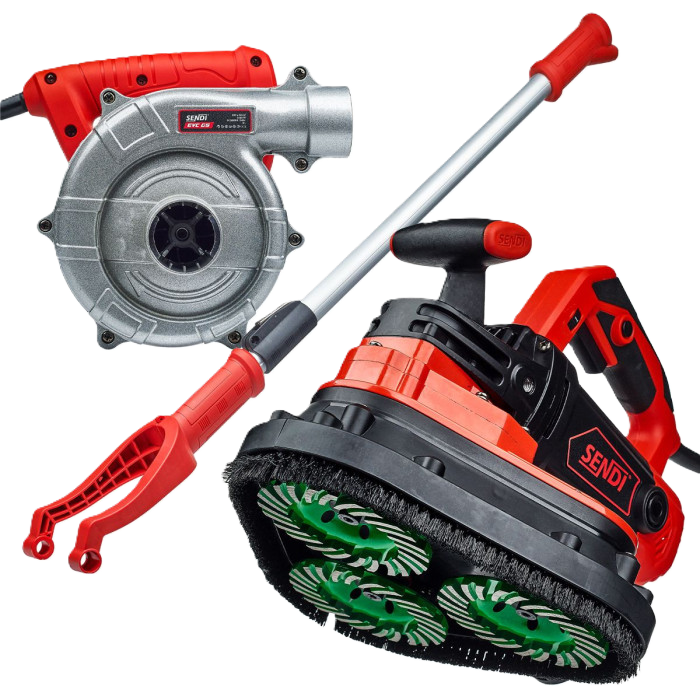 Sendi lihvmasin/saneerija komplekt. Armastus kvaliteetsete tööriistade vastu. Sõbrakuu pakkumised. Plaadimehed - plaatimine, tööriistad müük ja rent