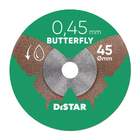 DISTAR BUTTERFLY miniketas ilma võllita 45mm/0,45mm
