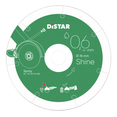 Distar Shine märglõikuse ketas 76 x 0.6 mm
