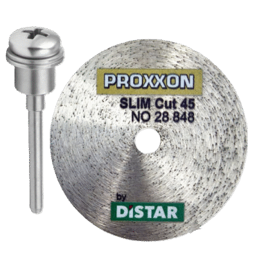 PROXXON Slim Cut miniketas võlliga 45/0.6 mm